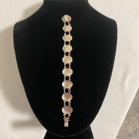 EUC Siam Thailand Sterling Silver 925 Dancing Ladies Pictorial Mix Bracelet - Picture 2 of 7